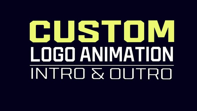 create a custom logo animation