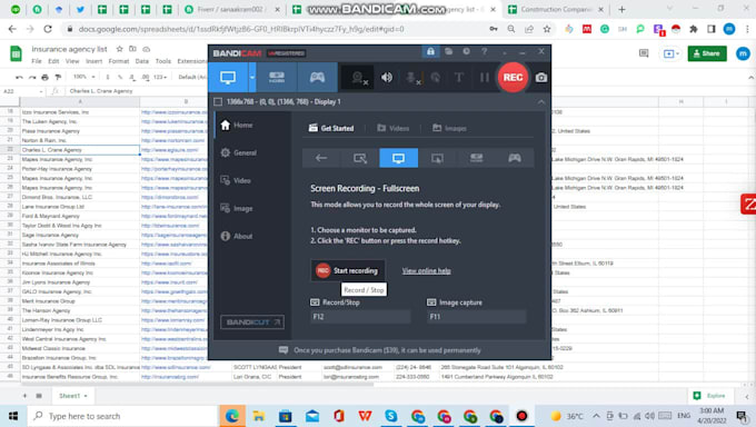 do b2b targeted lead generation, web research, and email list building