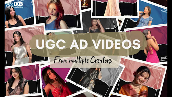 provide ugc content from multiple creators