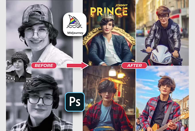 generate custom ai art, ai image, ai portrait using midjourney