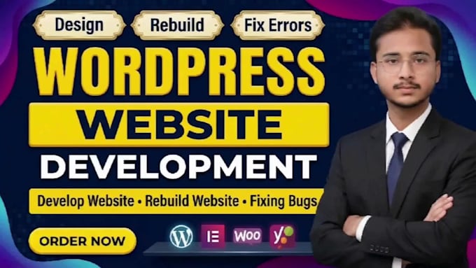 do wordpress website development, build, design, rebuild, fix bugs, update,clone