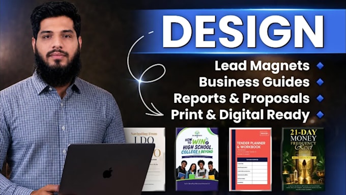 format and design lead magnets, guides, reports, proposals, and documents fast