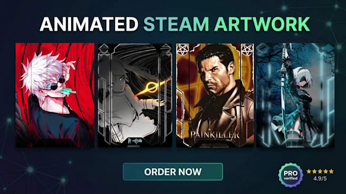 create best animated steam artwork