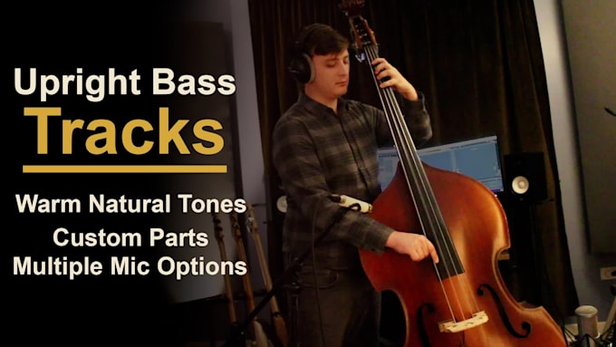 record upright bass or double bass on your song
