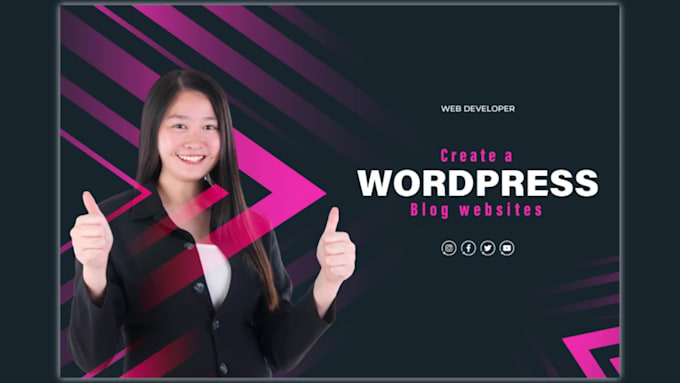 build wordpress blog website to grow up