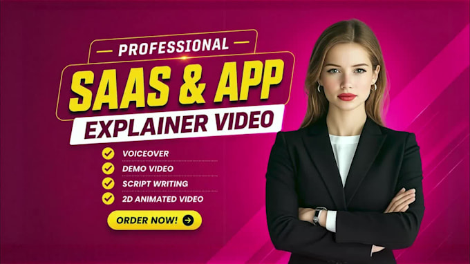 create an animated explainer video for saas, website, app and digital products