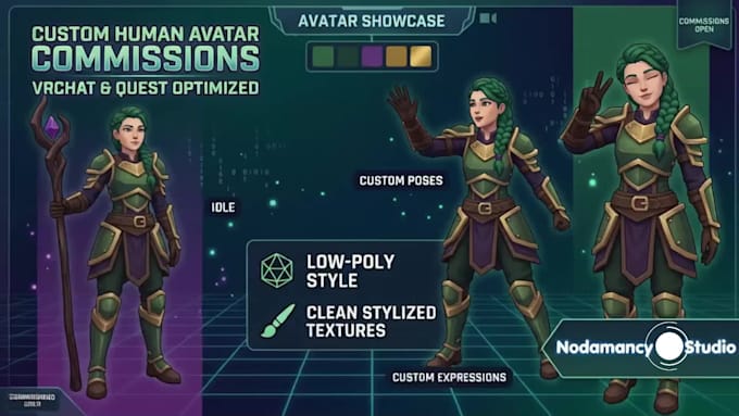 create character model for vrchat and 3d vroid