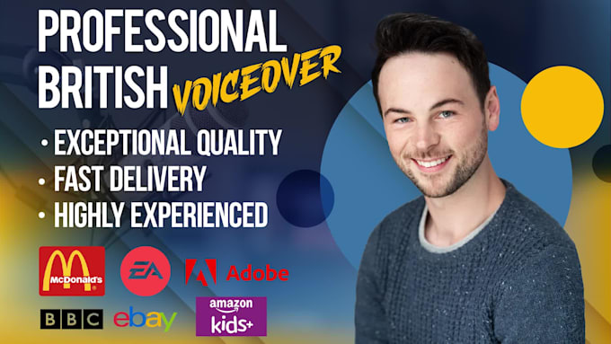 record a professional, engaging, british male voice over