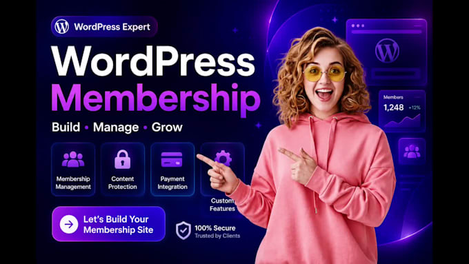 create membership website with subscription system wordpress expert