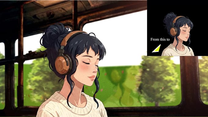 animate and loop your 2d character, art or image
