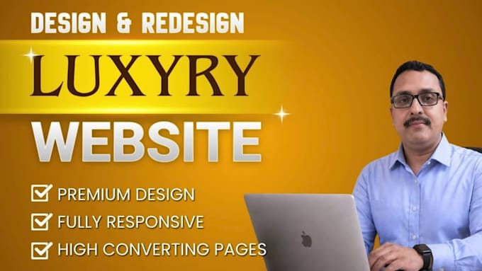 create luxury website design to improve conversion