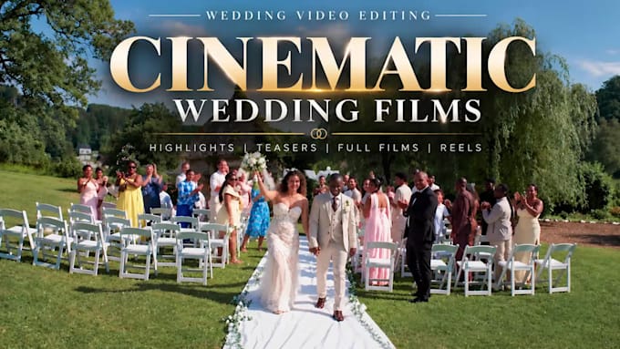 edit emotional cinematic wedding videos and highlights