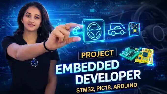 develop embedded system using stm32 arduino pic18 controller