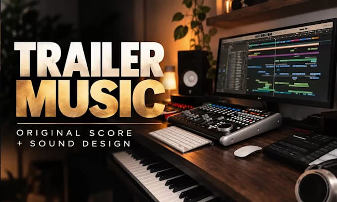 compose cinematic trailer music with professional sound design