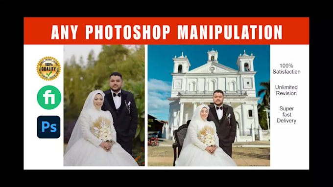 edit and retouch headshot and do photo manipulation