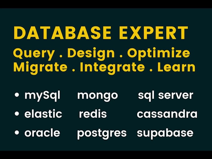 do db query design migration mysql postgresql sql server