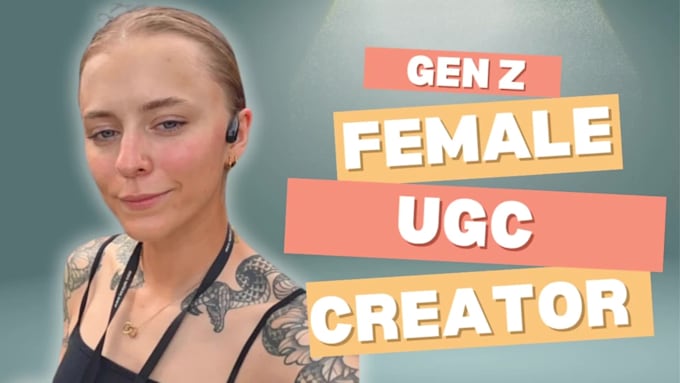 create female ugc video ads