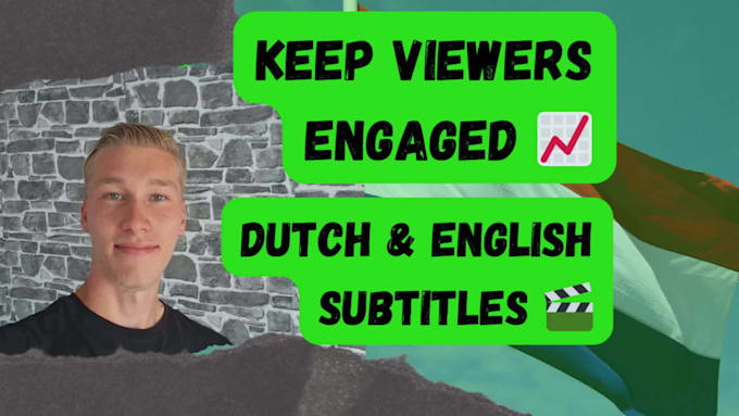 create professional dutch and english subtitles in srt