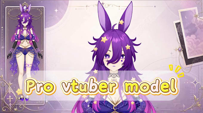 design and rig pro live2d vtuber model for vtube studio