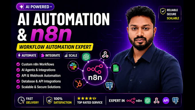 build professional n8n workflow automation and ai agents