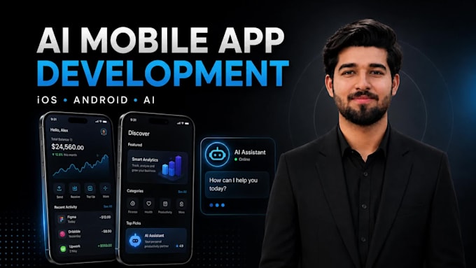 do ai mobile app development, ai app developer for ios android flutter