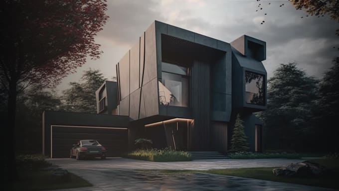 design or redesign and render 3d exterior for your house