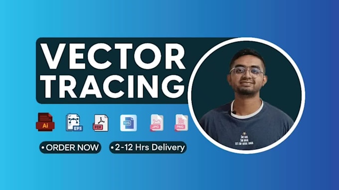do vector tracing, recreate, cleanup logo, image to vector