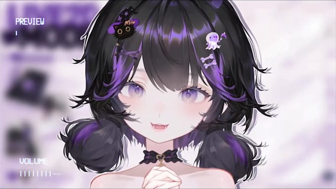 design and rig live2d vtuber model, 2d anime model,live2d rigging, 3d vtuber