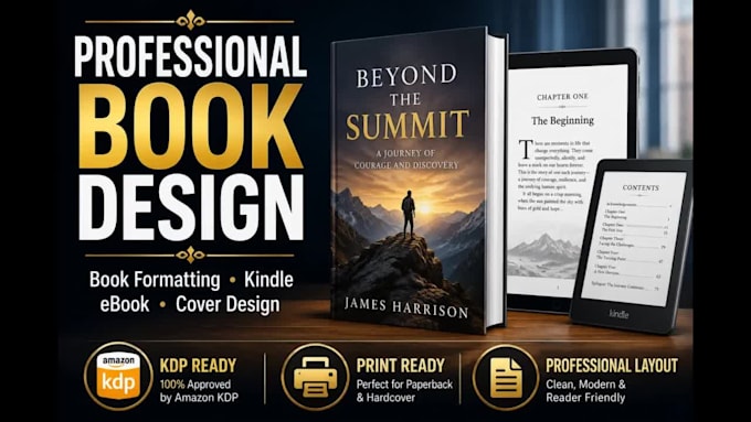 do book cover, book formatting, book layout, ebook design