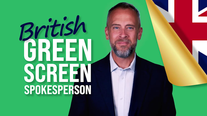 record an engaging green screen spokesperson video