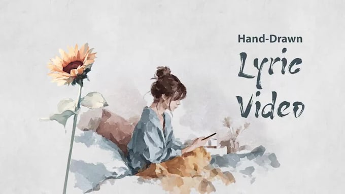 create an engaging hand drawn lyric video for your song