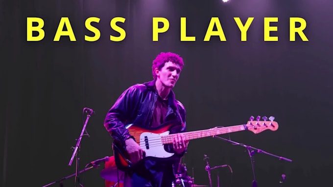 be your session bass player, fast delivery and pro quality