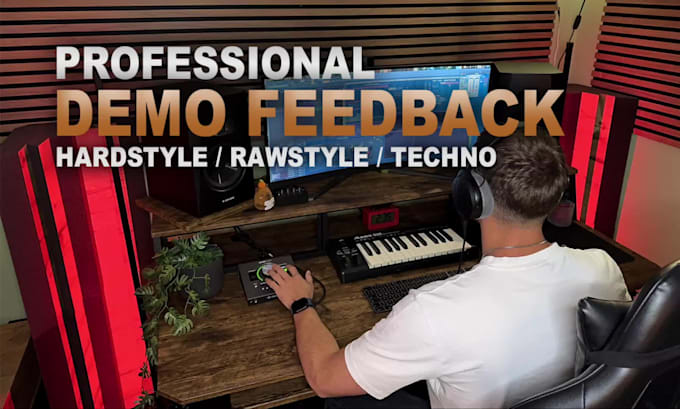 give professional feedback on your hardstyle or techno track
