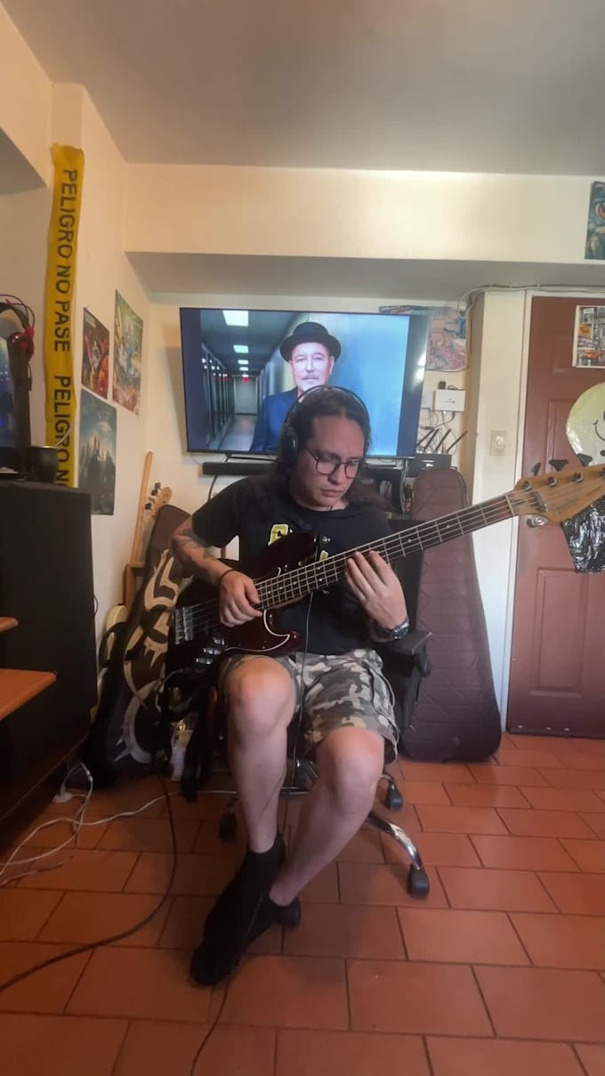 record a bassline for your song or backing track