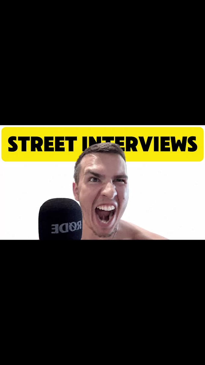 create best performing street interviews for tiktok, reels
