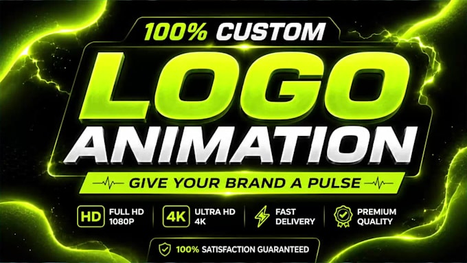 create a custom logo animation for your brand in 24 hours