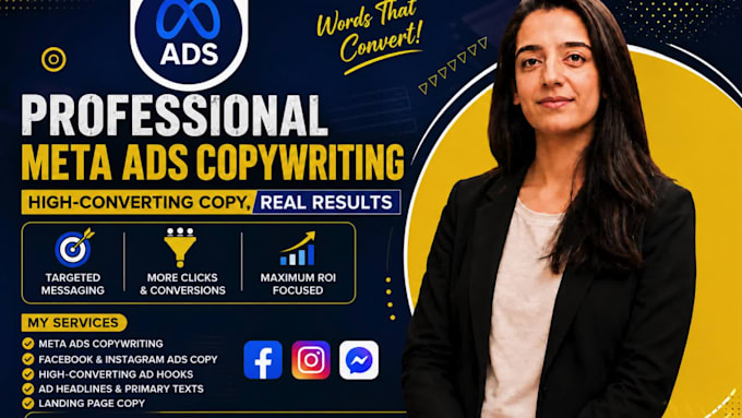 do ad copywriting and write meta ads, facebook ads, and email sales copy