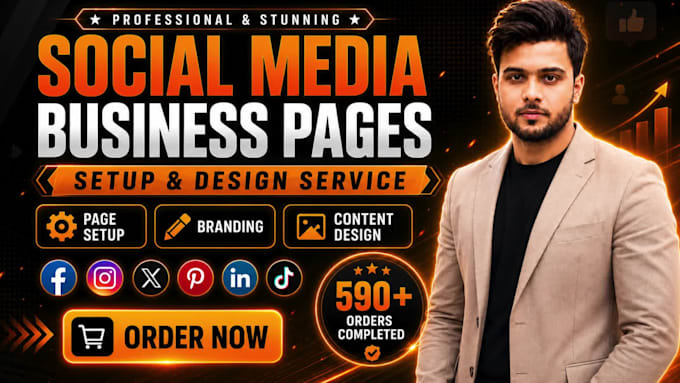 create professional facebook and instagram business page setup