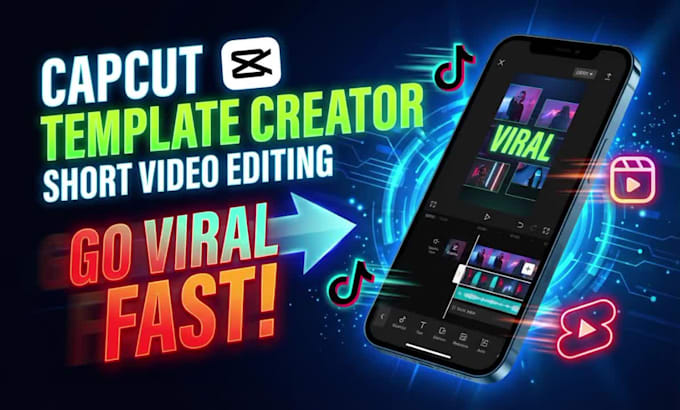 create capcut template and edit your shorts, reels using capcut