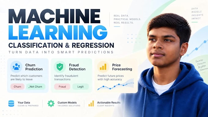 build machine learning models for classification and regression