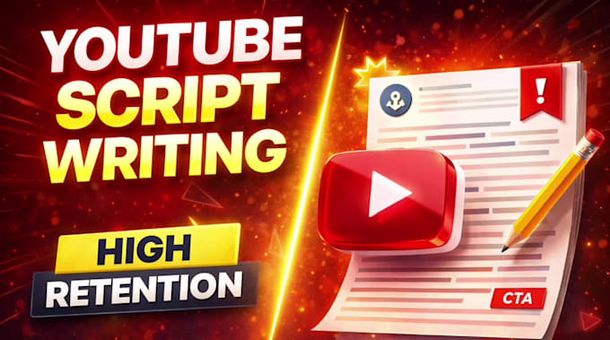 write high retention engaging scripts for youtube automation
