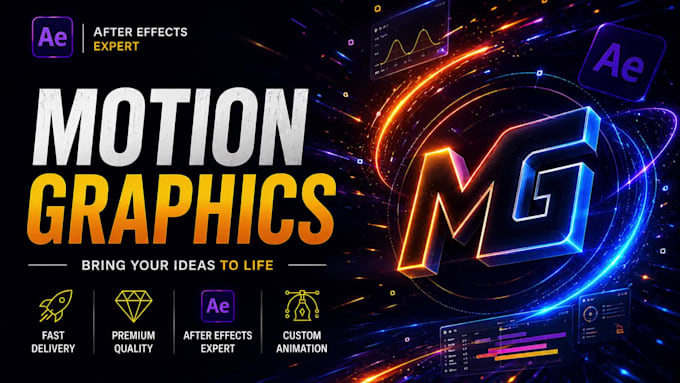 create custom motion graphics animation