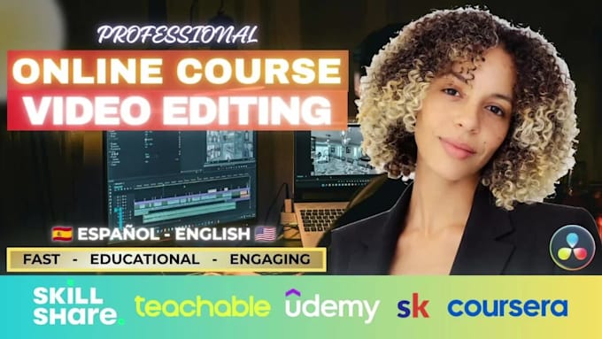 edit engaging and professional online course videos