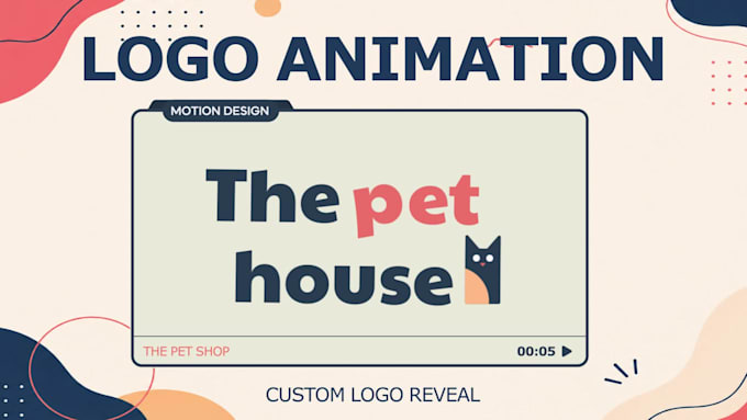 create a custom 2d logo animation for your brand