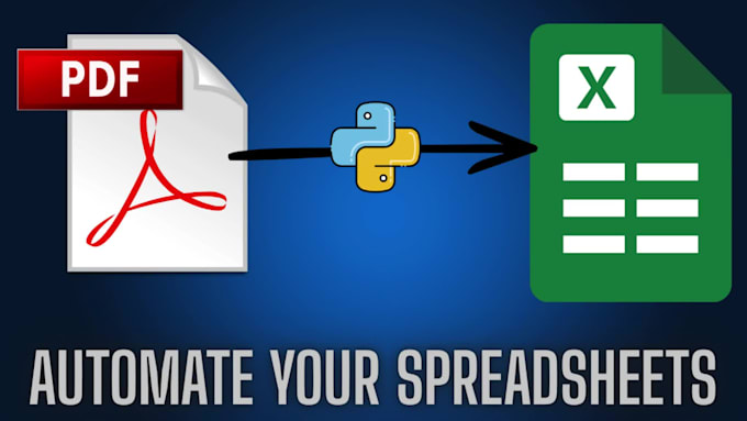 convert PDF reports into clean excel spreadsheet data