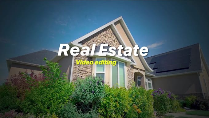 edit professional real estate video