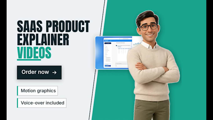 create professional custom 2d animated saas explainer videos