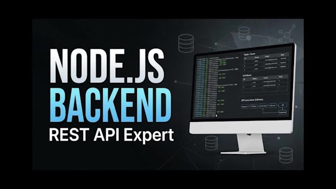 build a secure nodejs express backend and custom rest api