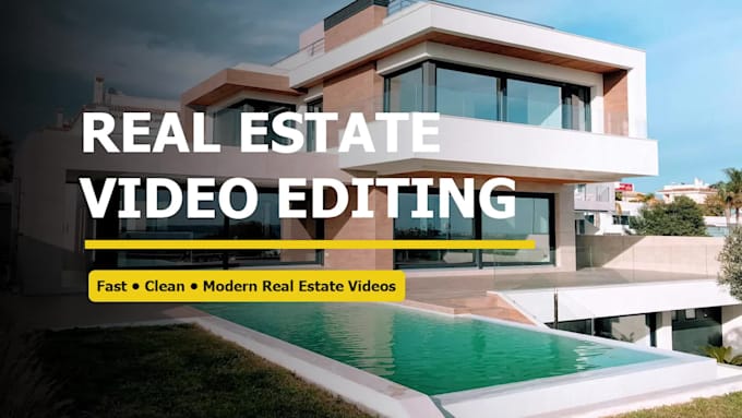 do real estate video editing professionally
