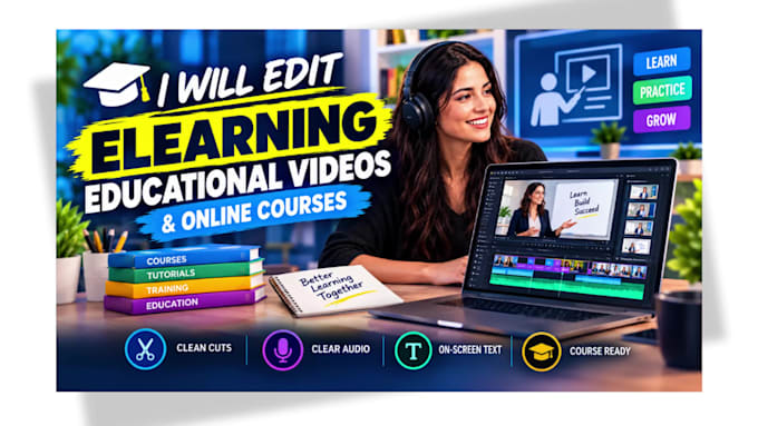 edit elearning educational videos and online courses